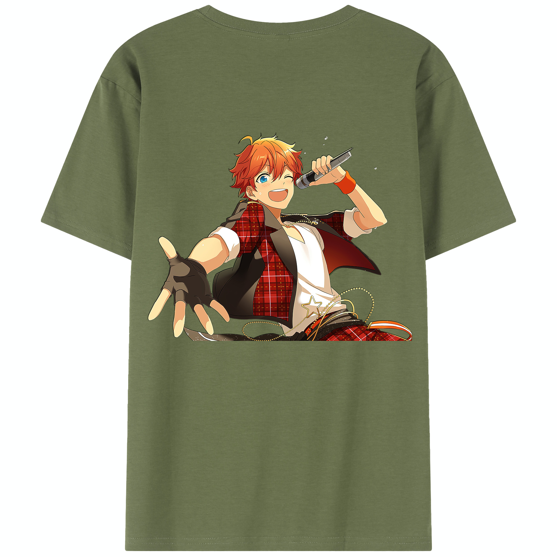 （画像用） あんさんぶるスターズ! Ensemble Stars 綿100％半袖Tシャツ（背面プリント）